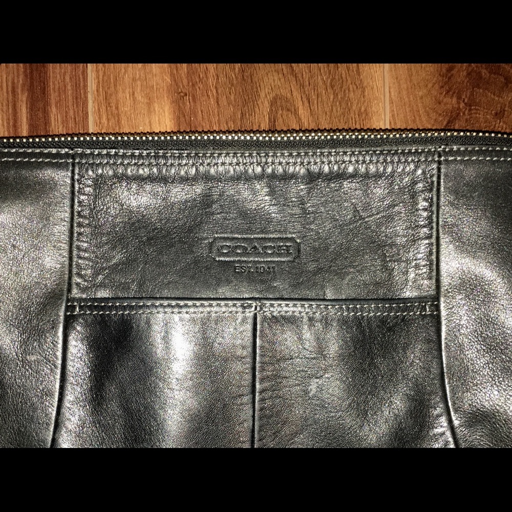 Black Coach Handbag - Picture 2 of 4